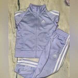 Adidas Light Purple Sweatsuit
